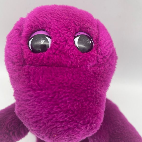 Barney 12” Plush 1992 The Lyons Group Vintage Stuffed Toy Purple Dinosaur - Picture 3 of 8